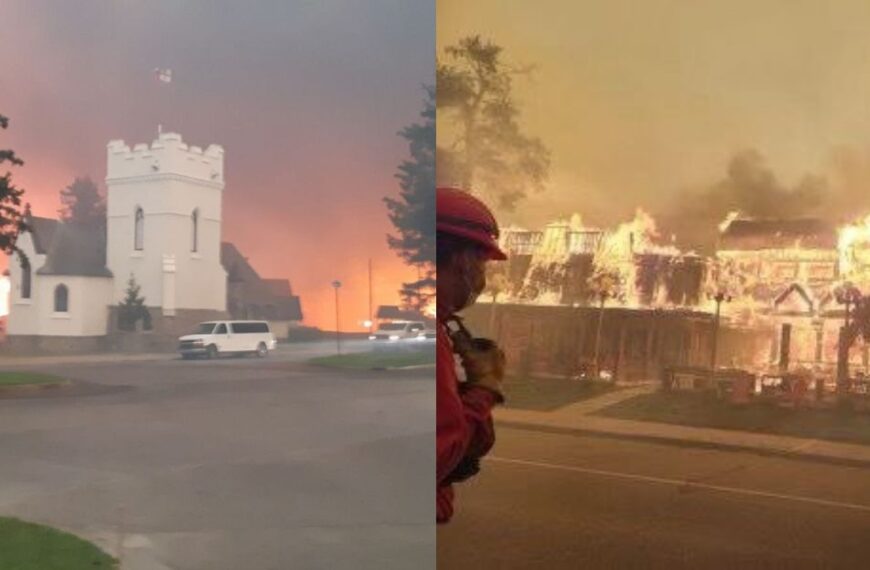 Tras 50 mil rayos, Canadá sufre devastadores incendios forestales