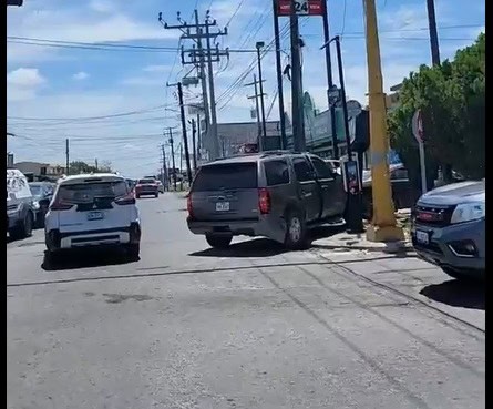 Persecución en Reynosa: Aparatoso accidente vehicular