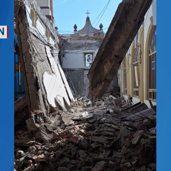Un pedazo de historia se derrumba en Cerralvo: Colapsa techo de la iglesia San Gregorio Magno