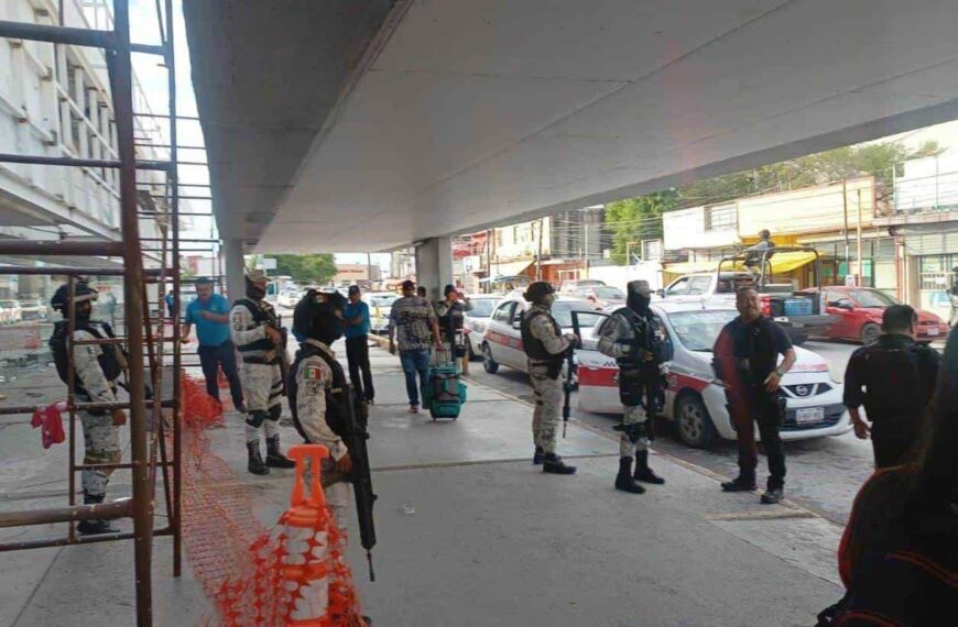 Central de Autobuses de Reynosa: refuerzo de seguridad