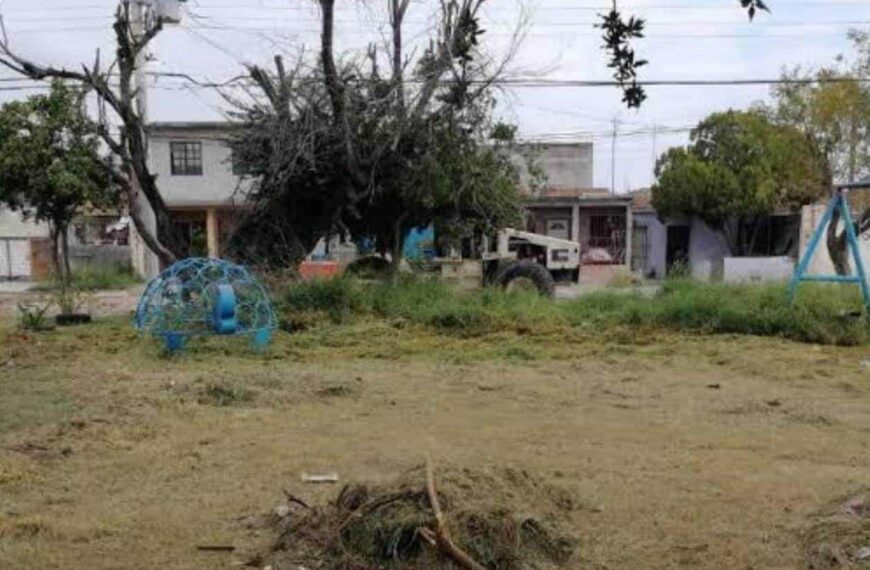 Reynosa: Impulsan cuidar entorno de Plaza del Olmo