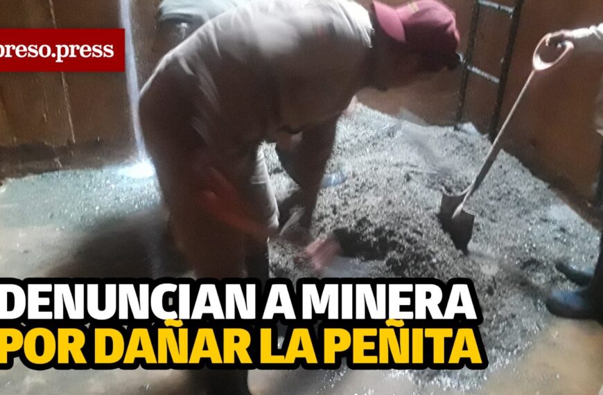 Denuncian a minera por afectar La Peñita