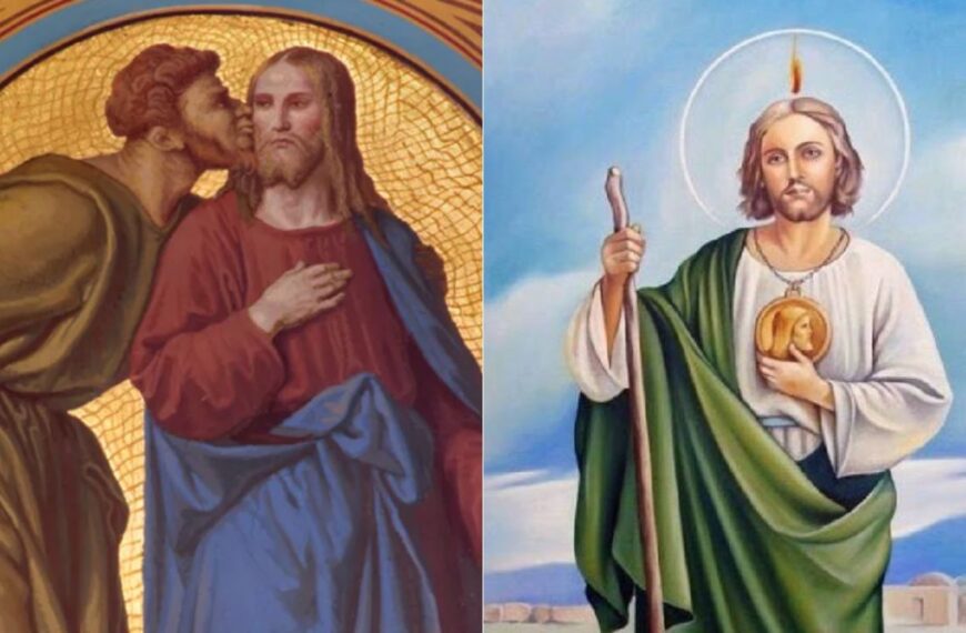 Estas son la diferencias entre San Judas Tadeo y Judas Iscariote; comparten el mismo nombre, pero no son el mismo