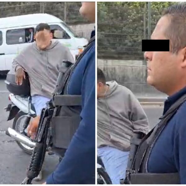 VIDEO: Motociclista denuncia a un policía del Edomex por intento de extorsión; desde entonces recibe amenazas de muerte