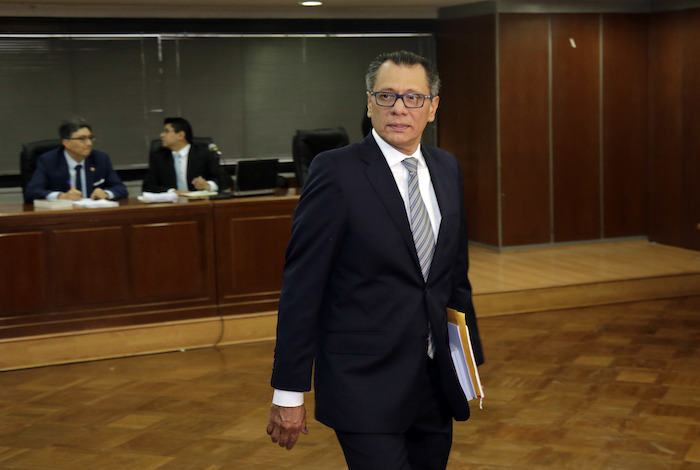 Un Juez niega “habeas corpus” a exvicepresidente de Ecuador; defensa alega mala salud
