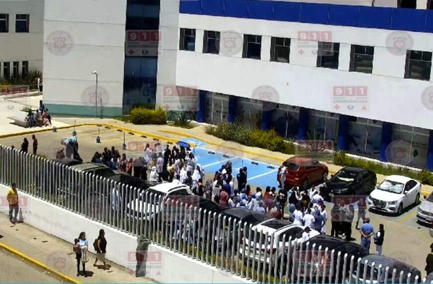 Evacúan por fuga de gas Hospital General de Cholula, Puebla: Actualización