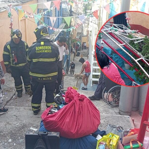Explota una casa en la Álvaro Obregón y deja una persona quemada en el hospital