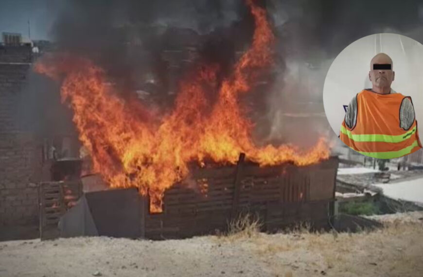 ¡Todo por una pelea! Hombre prende fuego a casa, con su esposa dentro en Ciudad Juárez