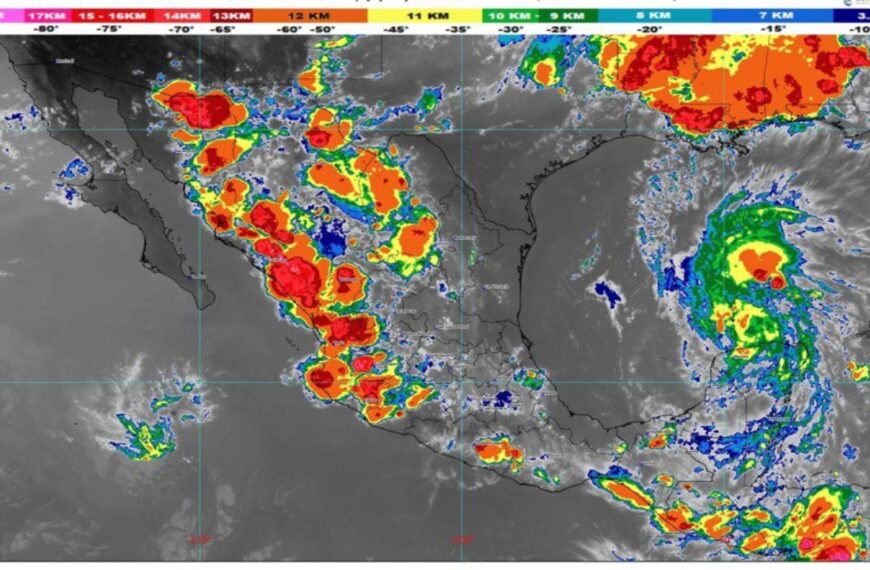Huracán “Beryl” cambia de rumbo: Se mantiene zona de vigilancia en Tamaulipas por lluvias y oleaje elevado