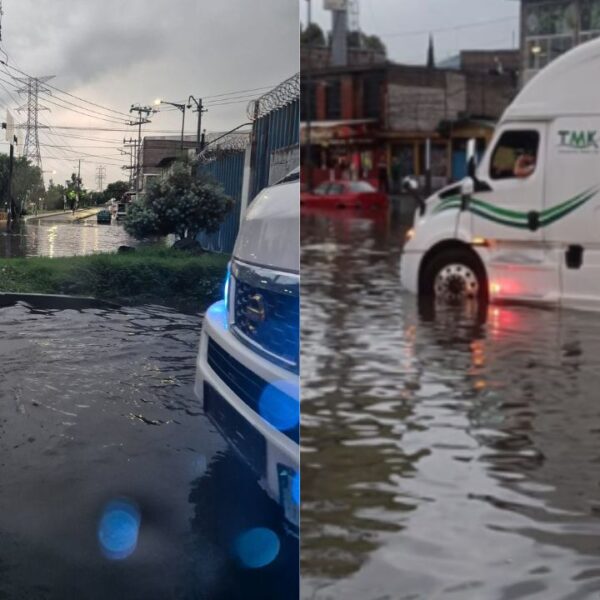 Fuertes lluvias causan inundaciones en el Oriente y Norte de la CDMX; Iztapalapa, Tláhuac y GAM, las más afectadas