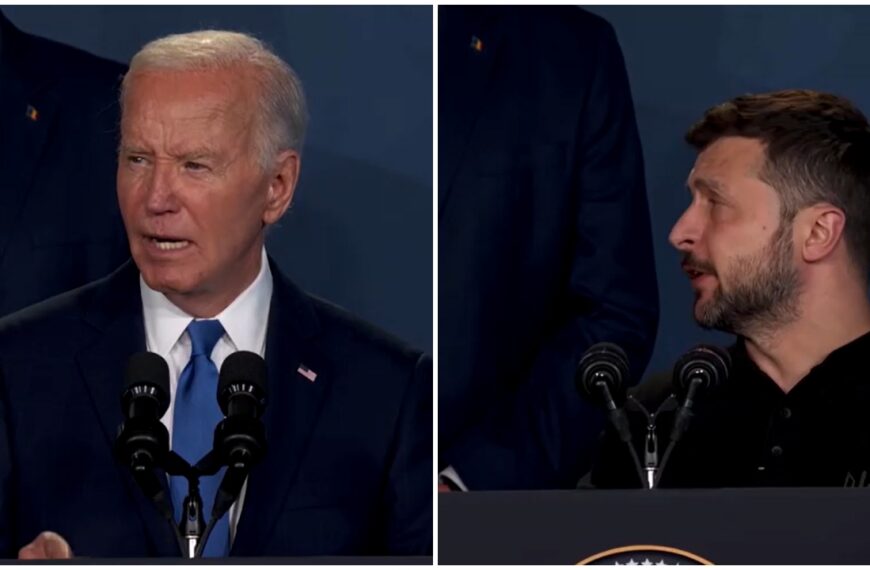 Joe Biden presenta a Zelenski como Putin en cumbre de la OTAN; corrige error (VIDEO)
