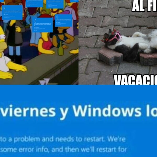 ¡Que alguien levante a Microsoft! Estos son los memes que dejó el apagón informático a nivel global