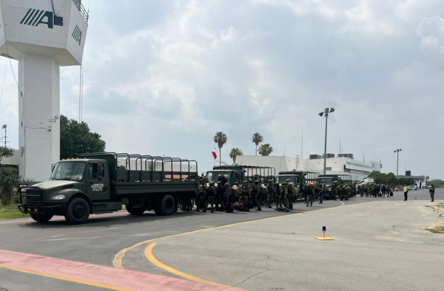 Llegan 100 miembros élite del Cuerpo de Fuerzas Especiales del Ejército a Nuevo Laredo