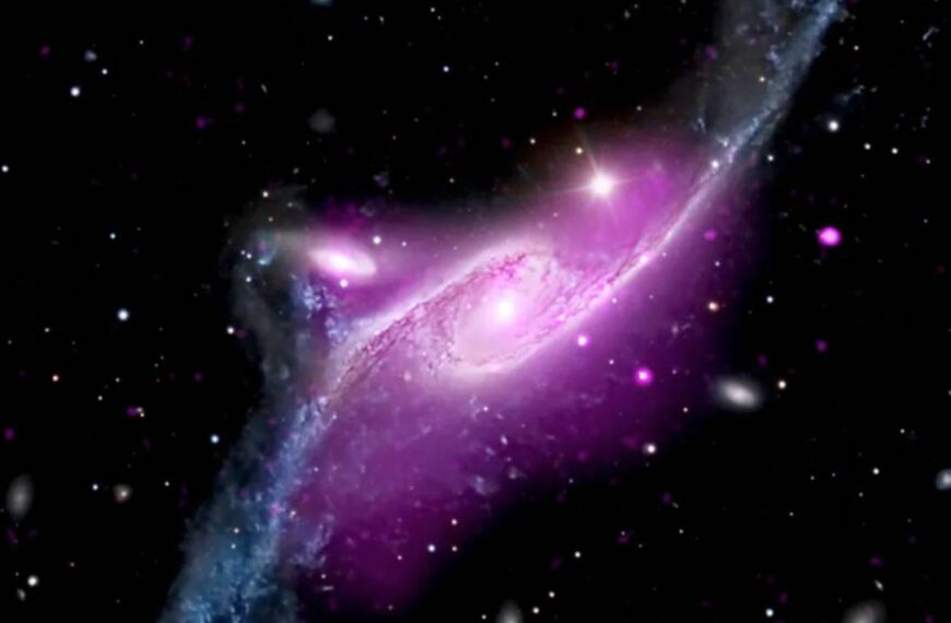 NASA revela imagen inédita de la galaxia espiral “Pavo real”, una de las más grandes del espacio