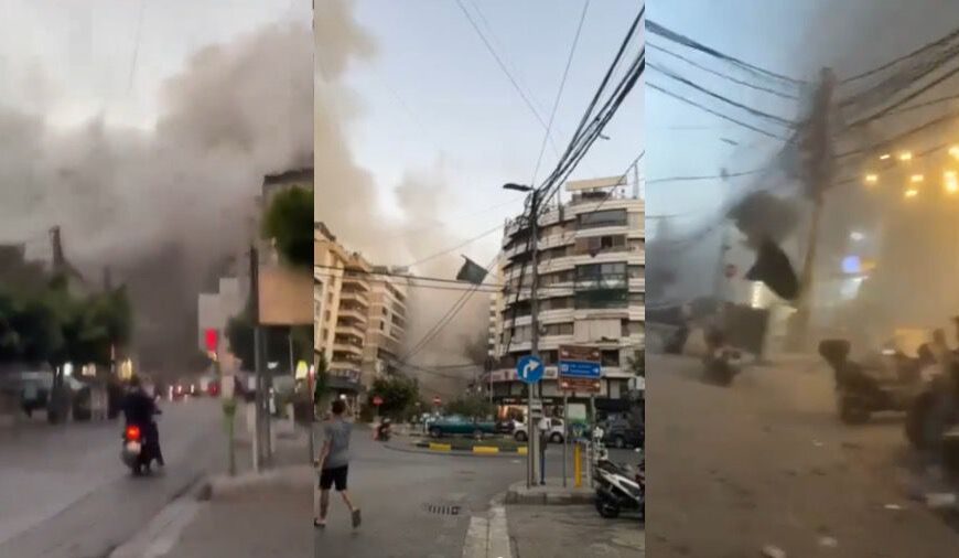 VIDEO: Poderosa explosión se registra en barrio de Beirut y bastión de Hezbolá