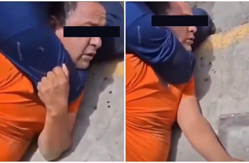 VIDEO: Policía estrangula a hombre que lo cachó cobrando “mordida” en Cholula