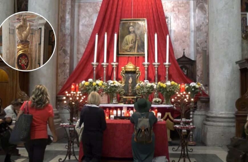 Reliquia de San Judas Tadeo llega a México; este será su recorrido