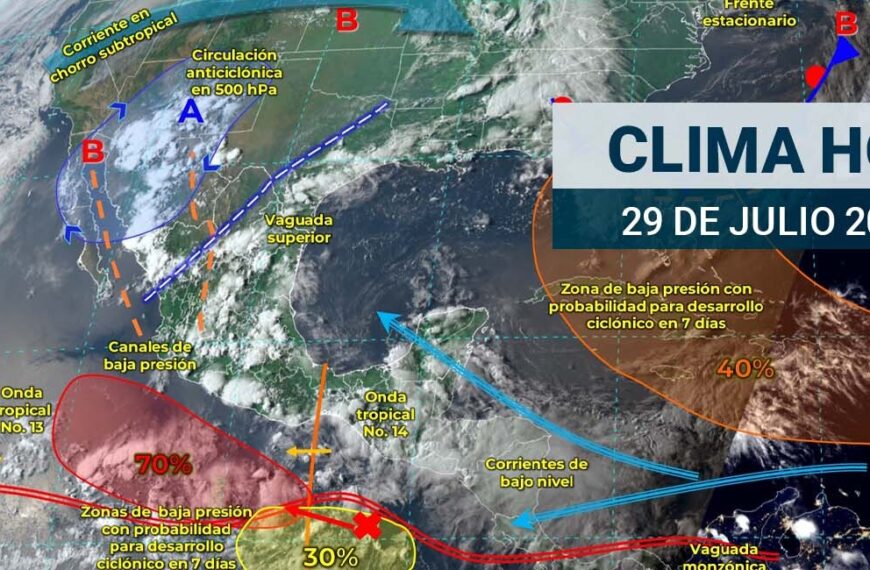 ¡Granizo y descargas eléctricas! Monzón mexicano afectará el clima HOY 29 de julio