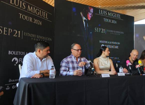 ¡Saldrá ‘El Sol’ en Torreón! Confirman presentación de Luis Miguel en el Estadio Revolución