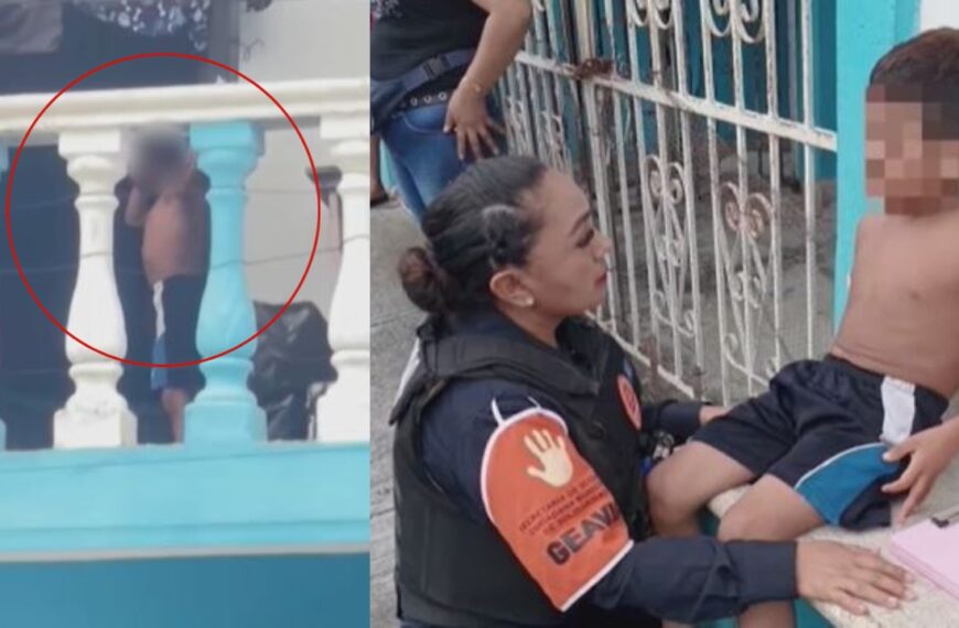¡Amarrado a una puerta! Rescatan a niño de 8 años por presunto maltrato infantil en Querétaro