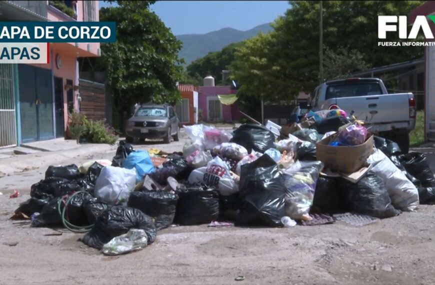 ¡Alarma en Chiapa de Corzo! Retraso en la recolección de basura genera preocupación entre los habitantes