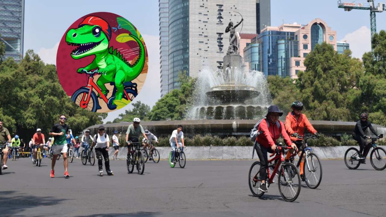 ¿Eres amante de los dinosaurios y las bicicletas? Participa en Dino-rodada en CDMX