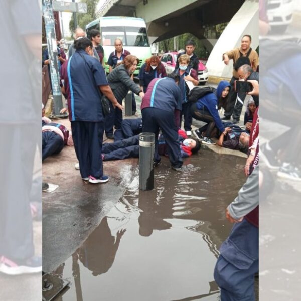 Detienen al hombre que atropelló a trabajadores del IPN que se manifestaban en avenida Las Granjas