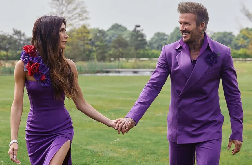 Victoria y David Beckham recrean las fotos del día de su boda 25 años después