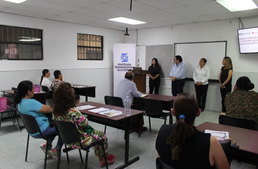 Inicia Inmujer curso y certificación en cuidados de personas adultas mayores