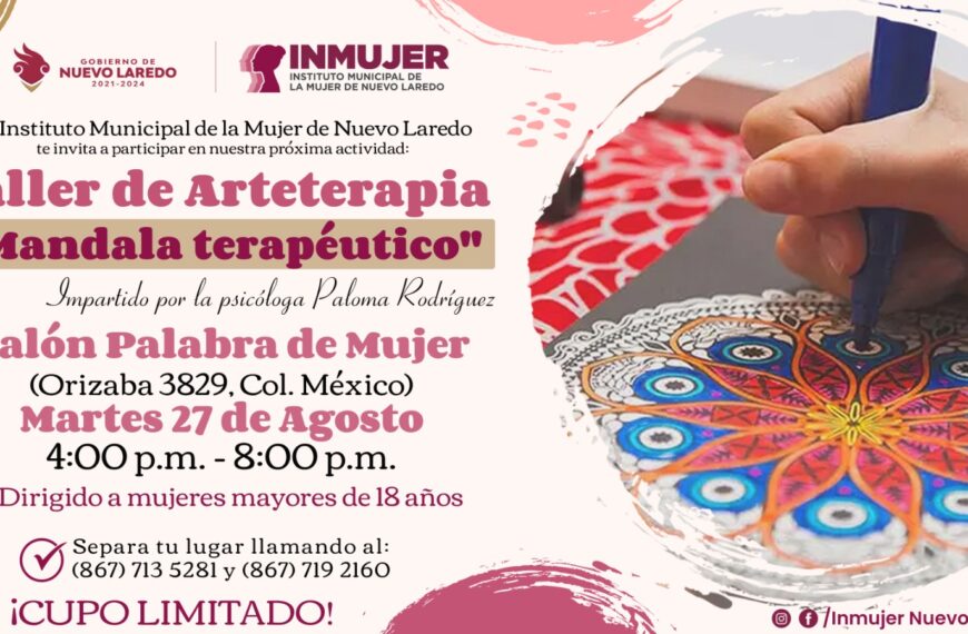 El Inmujer Nuevo Laredo impartirá curso de arteterapia con mandalas