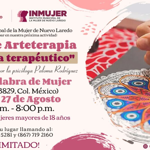 El Inmujer Nuevo Laredo impartirá curso de arteterapia…