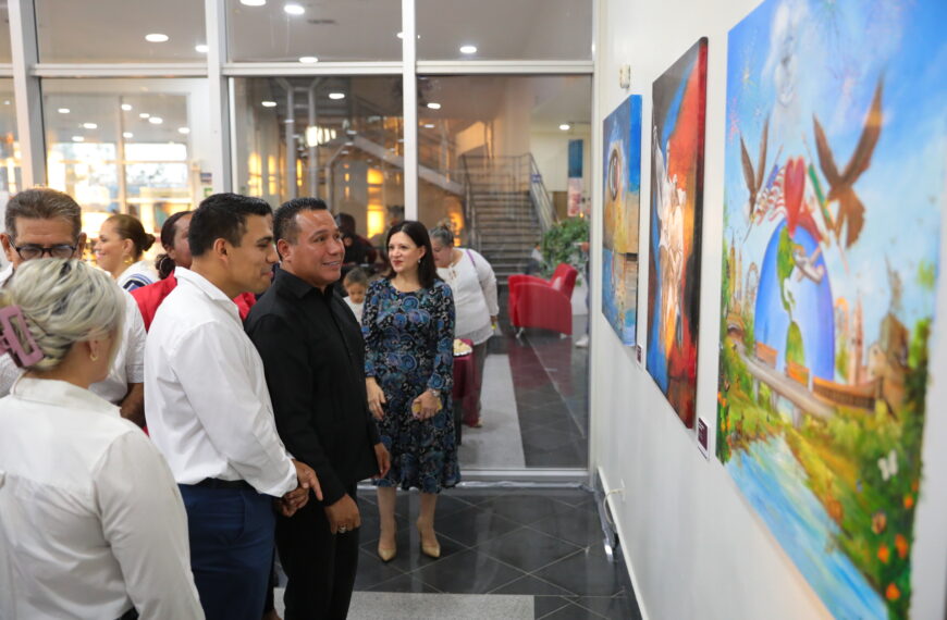 Refuerzan los Dos Laredos lazos con IX Muestra de Artes Plásticas Binacional