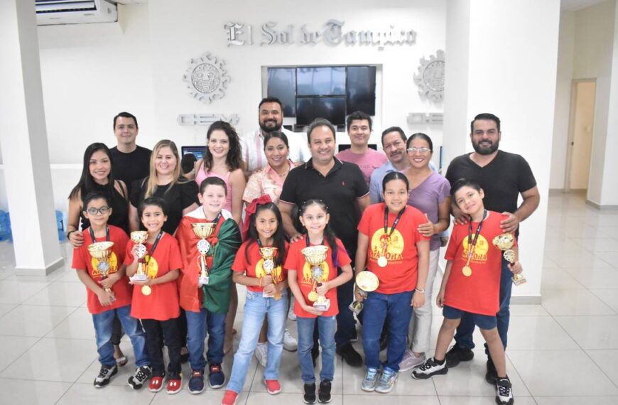 Niños matemáticos de Tampico regresan tras su triunfo en campeonato internacional en España