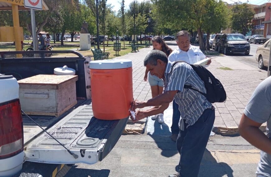 Mantiene gobierno municipal puntos de hidratación por…
