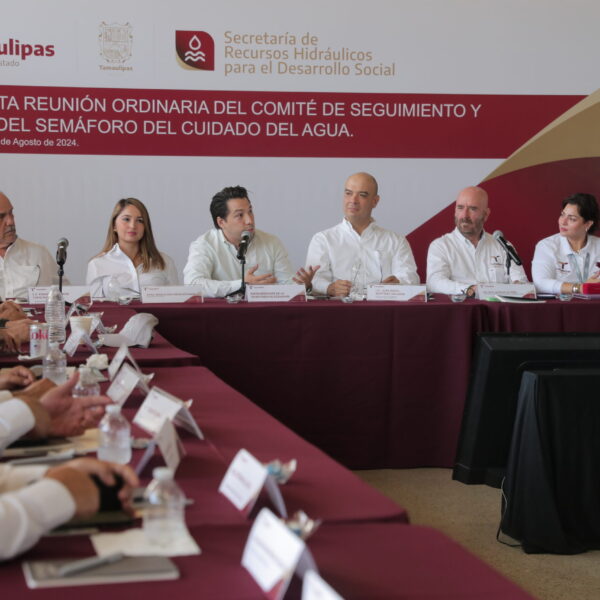 Es Nuevo Laredo sede del Comité de Seguimiento y Evaluación del Semáforo del Cuidado del Agua