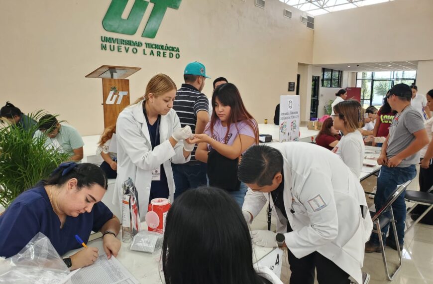 Realizan UT de Nuevo Laredo brigada de salud junto con la Jurisdicción Sanitaria V