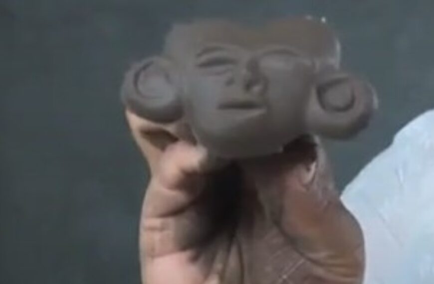 ¡Hasta en las calles! Aparecen pequeñas figuras arqueológicas por lluvias en Teotihuacán, Estado de México