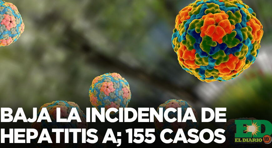 Baja la incidencia de hepatitis A; 155 casos