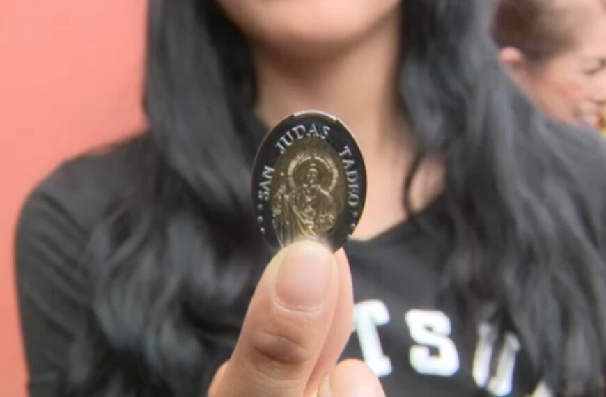 La Reliquia de San Judas Tadeo: Plasman imagen del santo en monedas de $1 peso