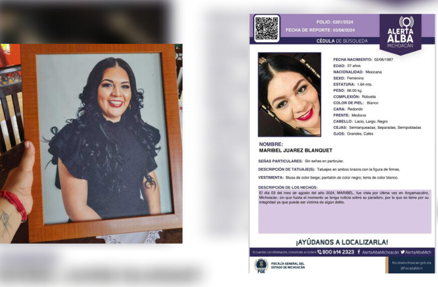 Reportan desaparición de ex alcaldesa de Angamacutiro, Michoacán