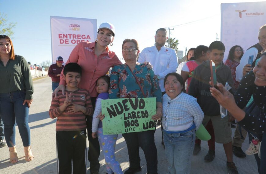 Avanza infraestructura en Nuevo Laredo más de 110 obras de calidad este 2024