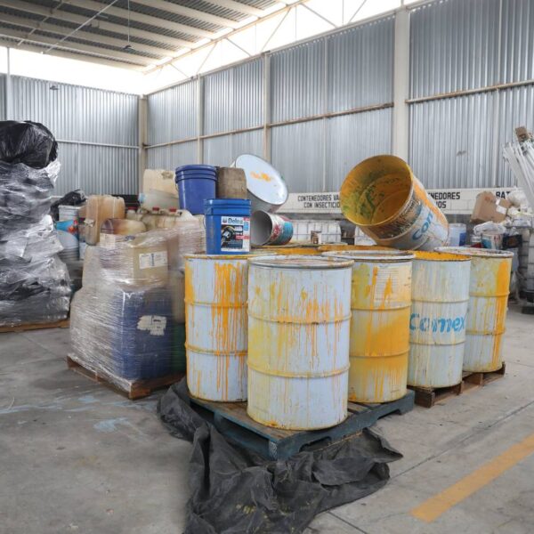 Gobierno municipal invita a la población a llevar los residuos peligrosos al centro de acopio