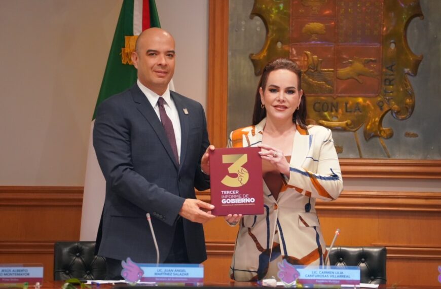 “En Nuevo Laredo, lo mejor está por venir”; presenta Carmen Lilia su tercer informe de resultados