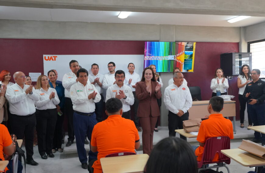 Inauguran alcaldesa y rector primera preparatoria de la UAT en Nuevo Laredo