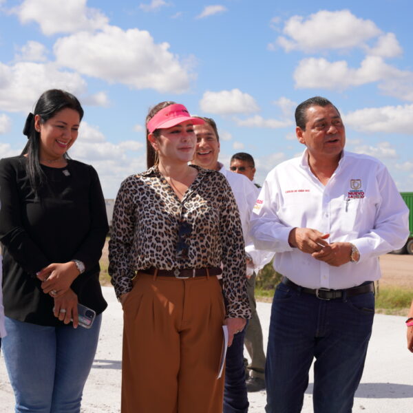 Supervisa alcaldesa junto a cabildo avance de obra en carretera federal MEX II