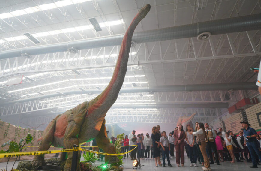 Llega a Nuevo Laredo museo itinerante “Tierra de Dinosaurios”