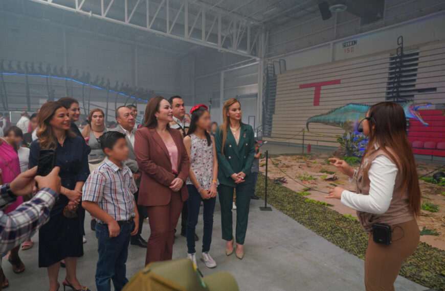 Llega a Nuevo Laredo el museo itinerante Tierra de Dinosaurios