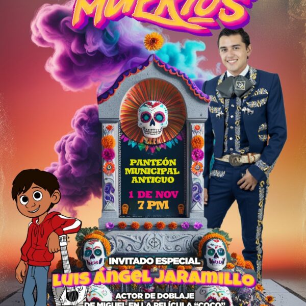 Invitan a Festival de Día de Muertos en el panteón antiguo; se presentará actor de Coco