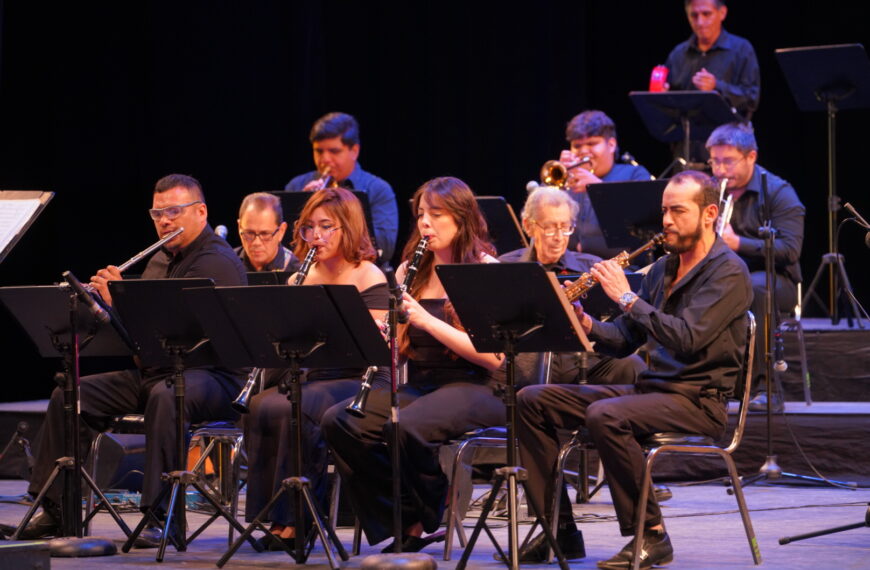 Presenta Banda Municipal concierto de grandes bandas en Festival Internacional de la Costa del Seno Mexicano