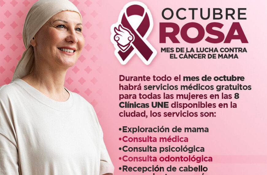 Invita gobierno municipal a campaña de salud  para mujeres por el mes de la lucha contra el cáncer